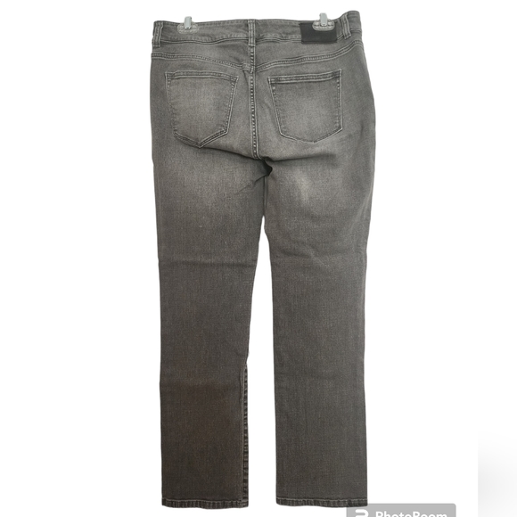 Ralph Lauren Gray 5 pocket straight leg jeans SZ 10 Petite - Picture 2 of 6